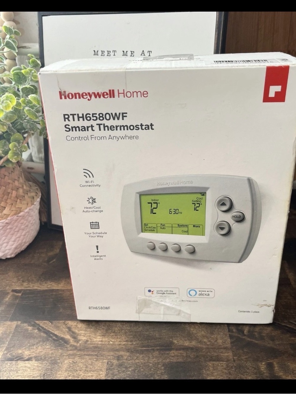 Honeywell Home RTH6580WF Smart Thermostat - White